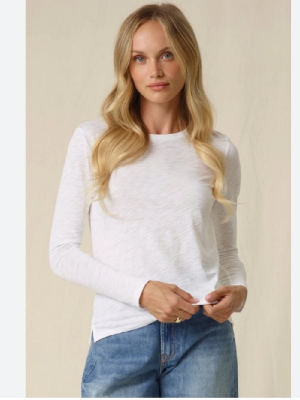 Goldie LeWinter 2-Ply Pima Cotton Layering Top - Picture 8 of 9